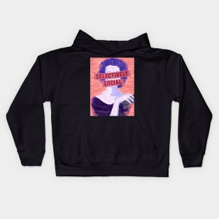 Selectively Social Kids Hoodie